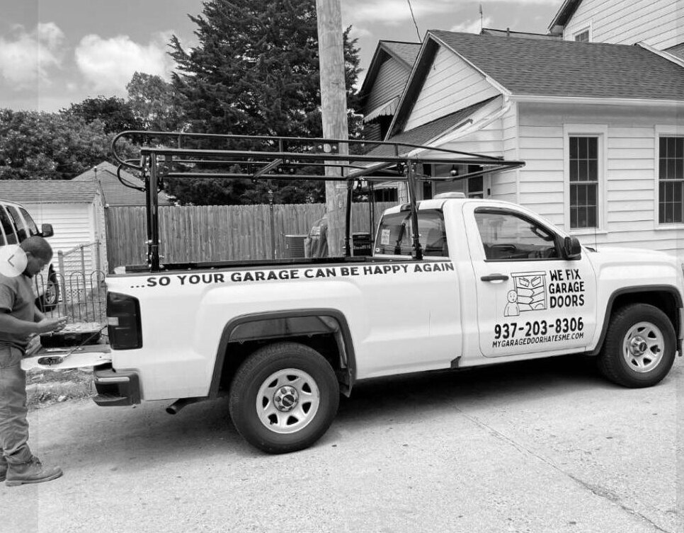 We Fix Garage Doors branded service truck